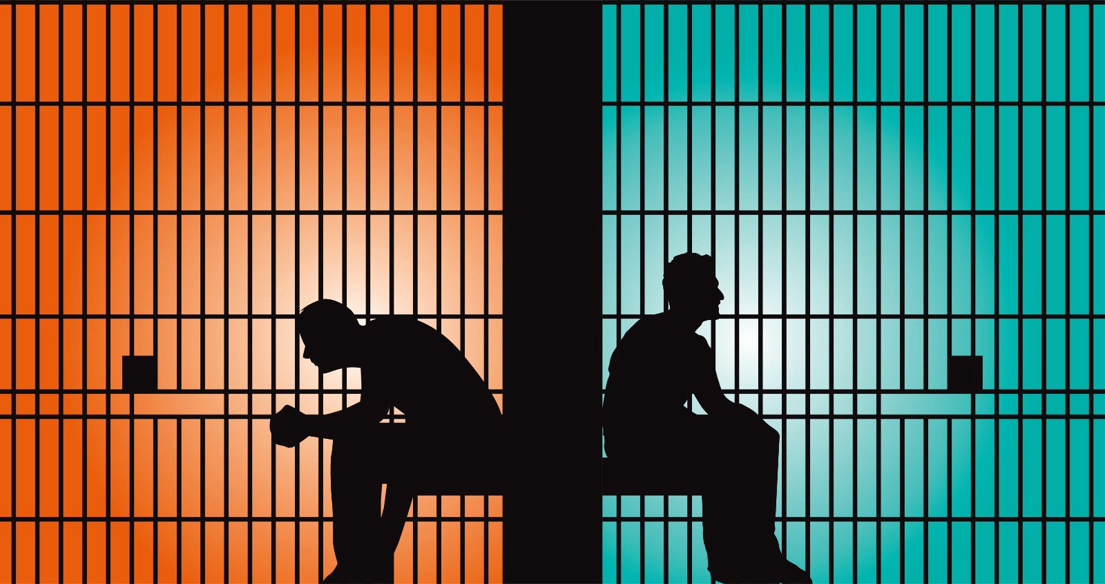 Prisoner's dilemma illustration